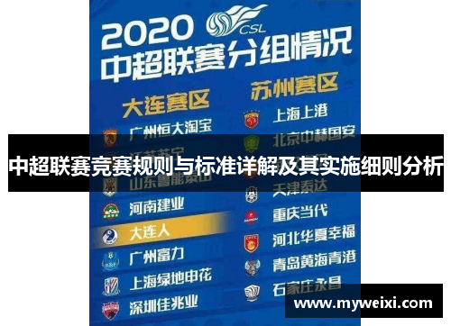 中超联赛竞赛规则与标准详解及其实施细则分析